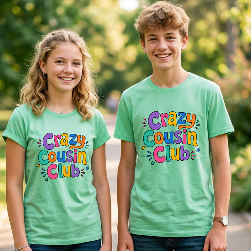 Crazy Cousins Club T-shirts