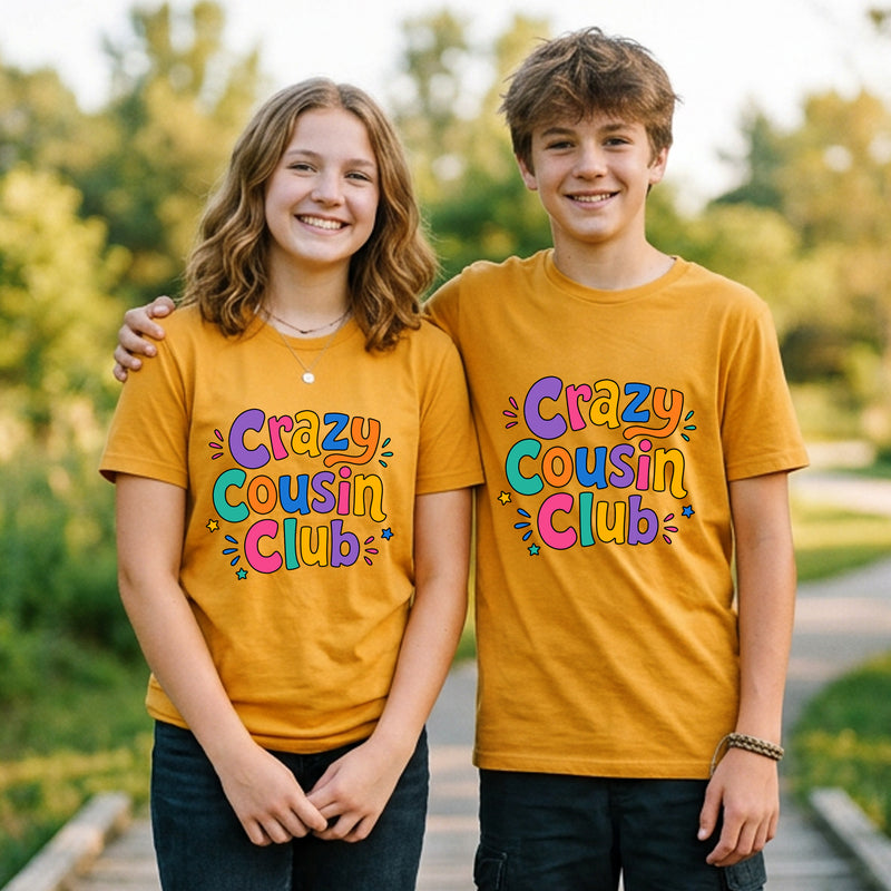 Crazy Cousins Club T-shirts