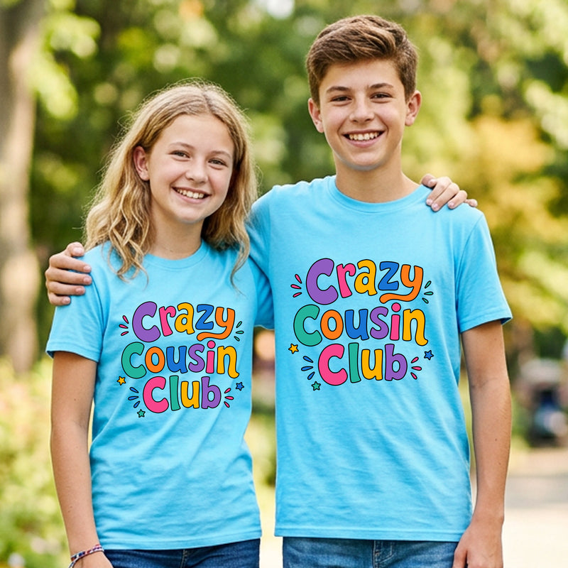 Crazy Cousins Club T-shirts