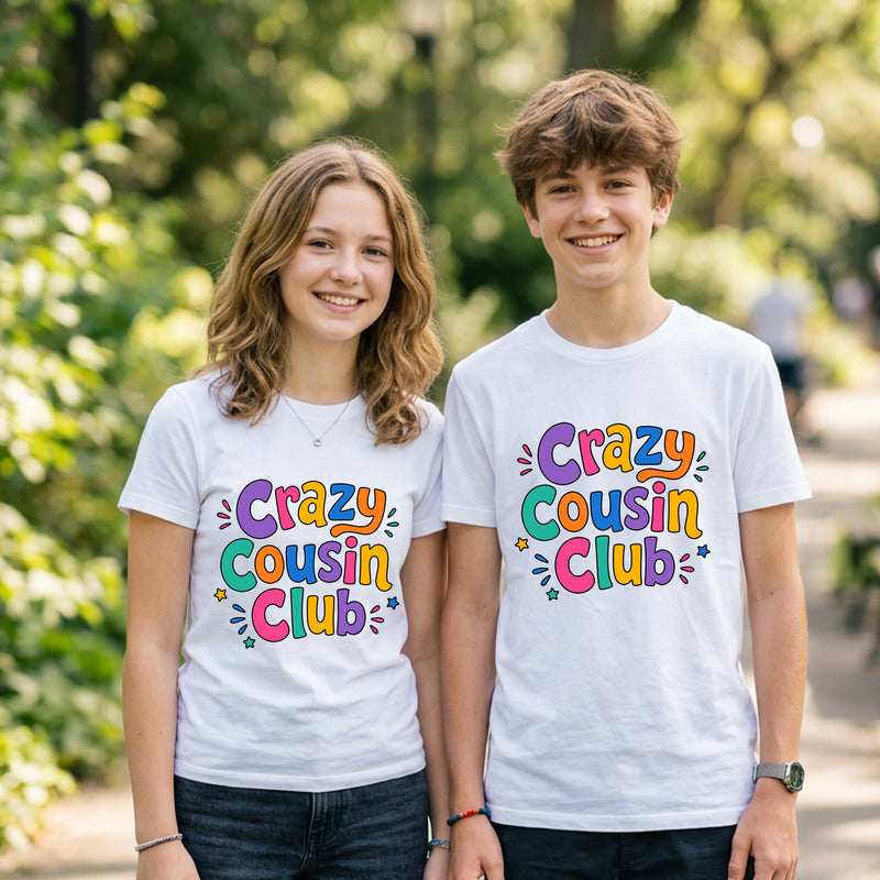 Crazy Cousins Club T-shirts