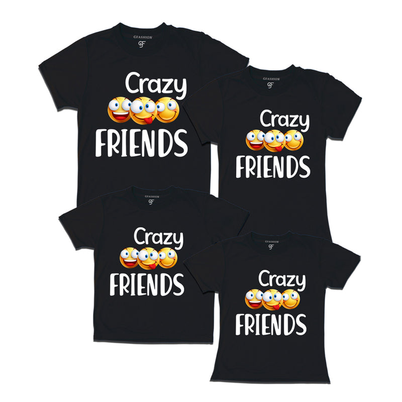 Crazy Friends Group T-shirts