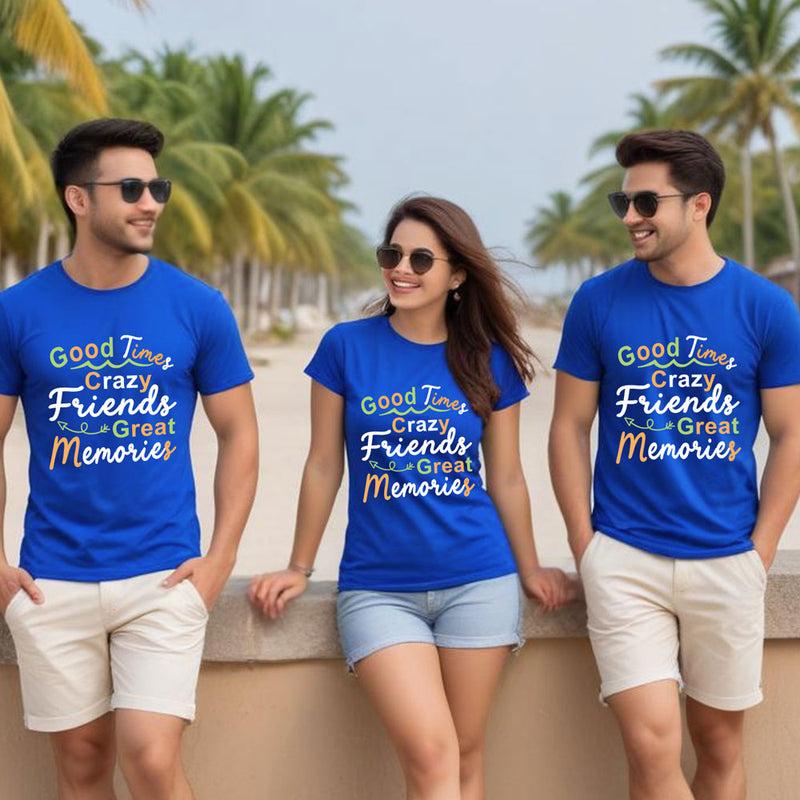 Matching T-shirts-Crazy Friends