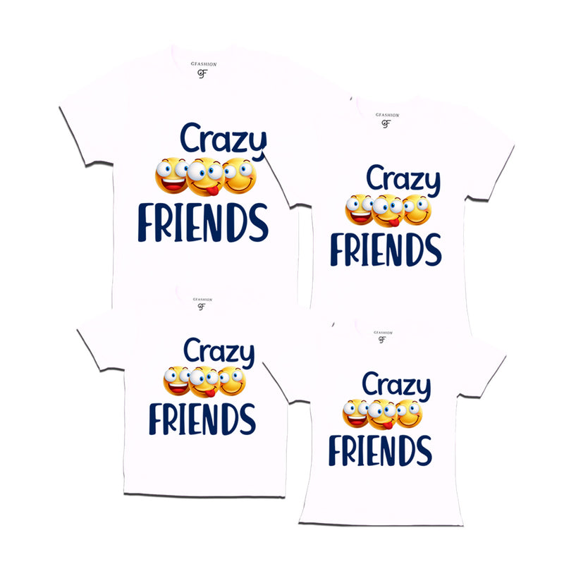 Crazy Friends Group T-shirts
