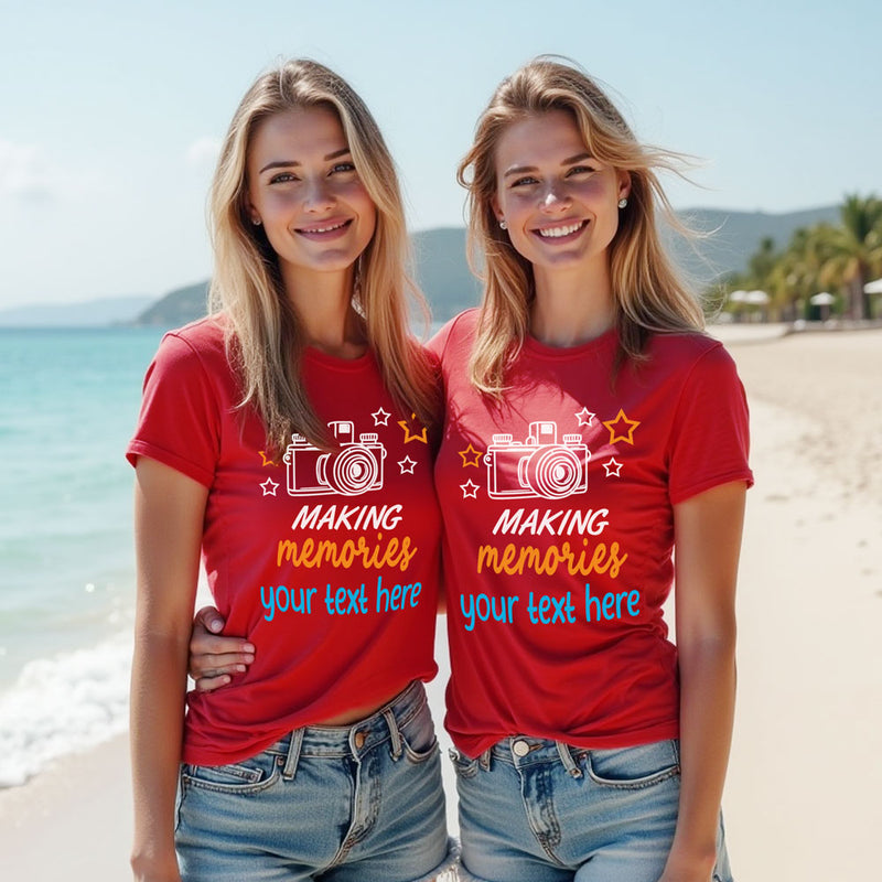 Customize Travel t-shirts making memories