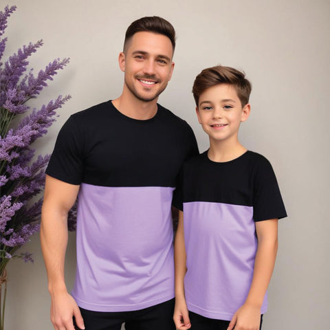 Cut and Sew Twinning T-Shirts