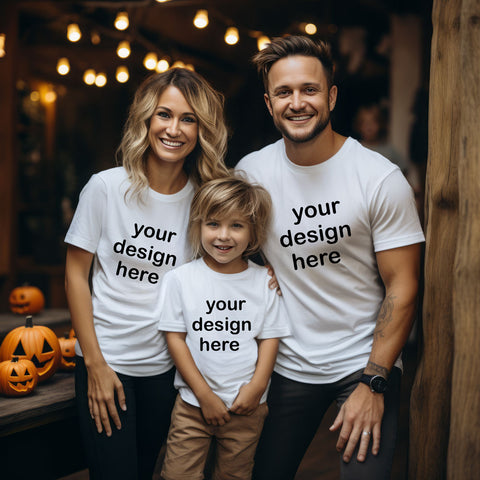 family t shirts customize set of 3 combo