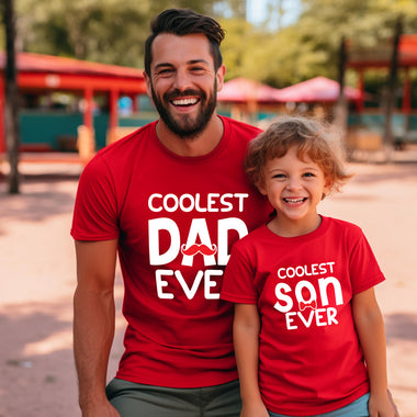 coolest dad coolest son tshirts for dad son