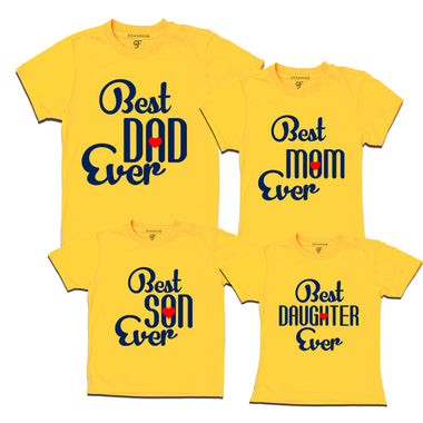 Best Dad Ever-best mom ever-best son ever-best daughter ever family tshirts