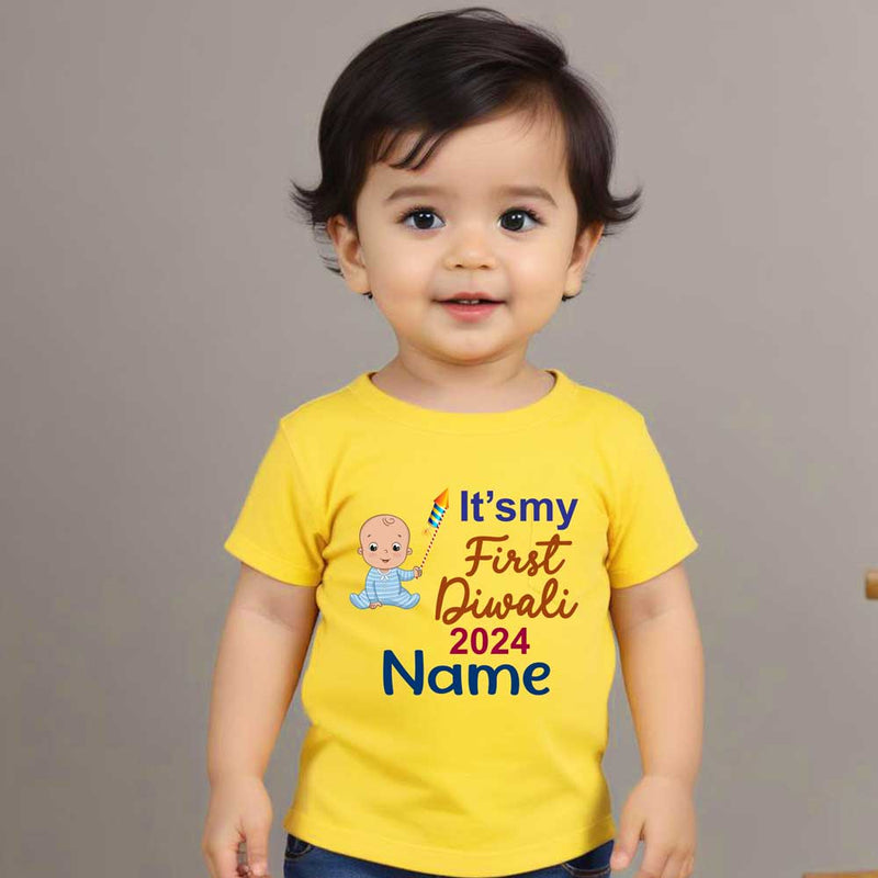 First Diwali Name customized rompers/bodysuit/onesie