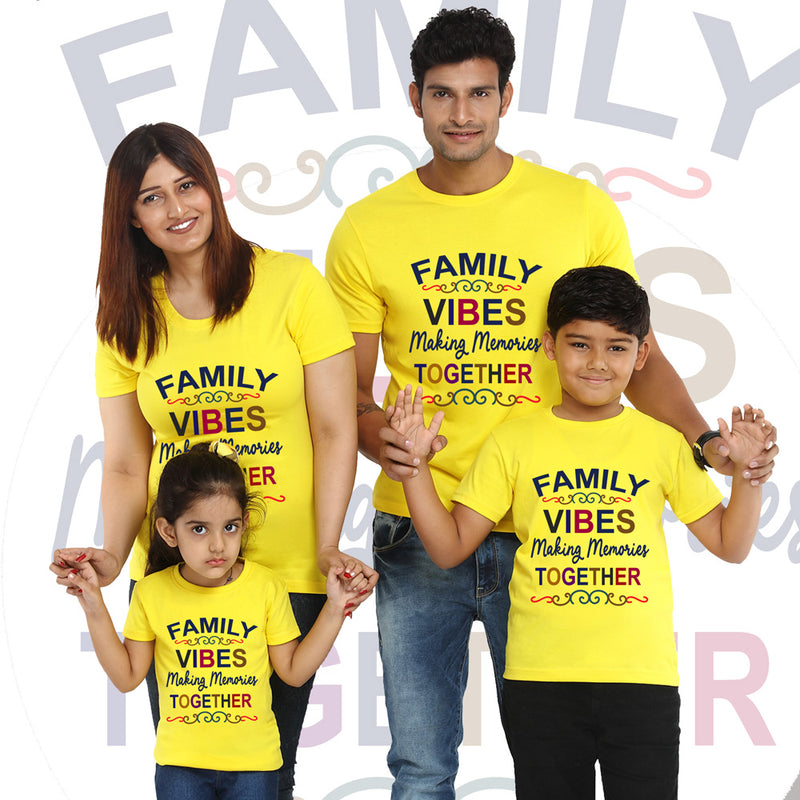 Family Vibes Making Memories Together T-shirts