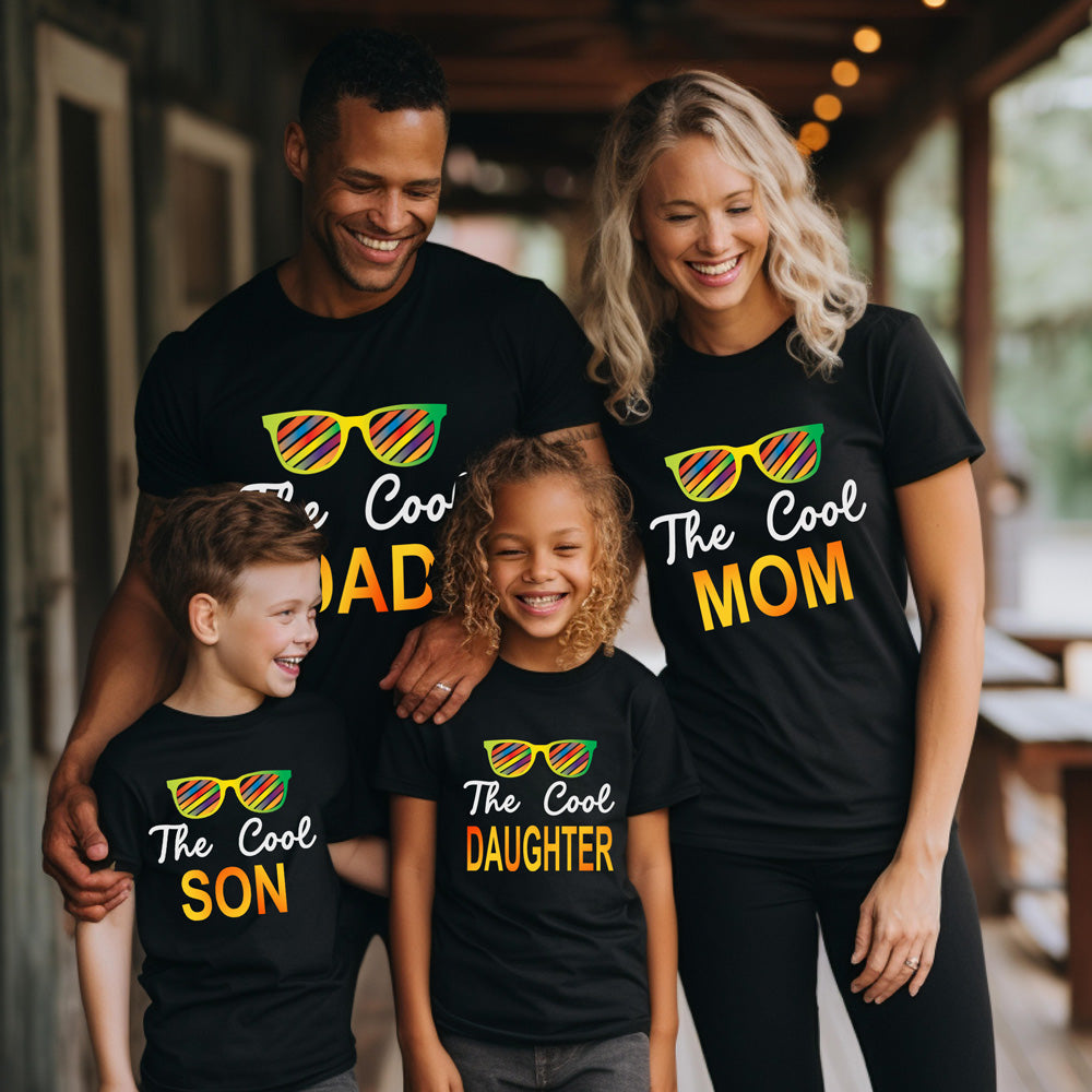 Cool Dad Mom Son Daughter T-shirts Family T-shirts