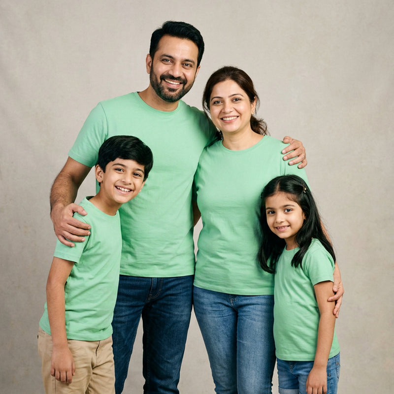 Plain Matching Family & Friends T-Shirts