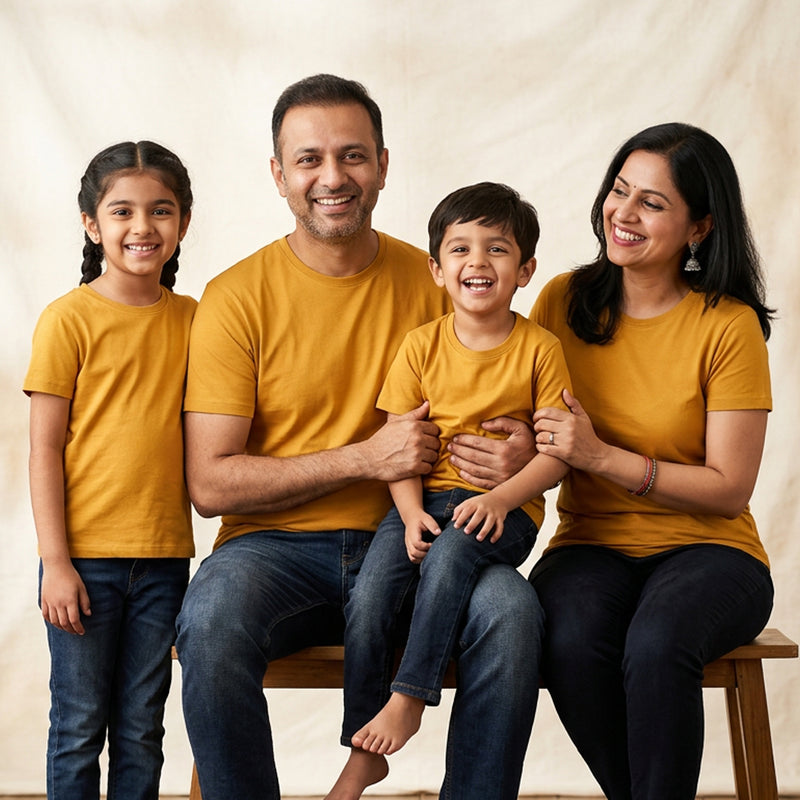 Plain Matching Family & Friends T-Shirts