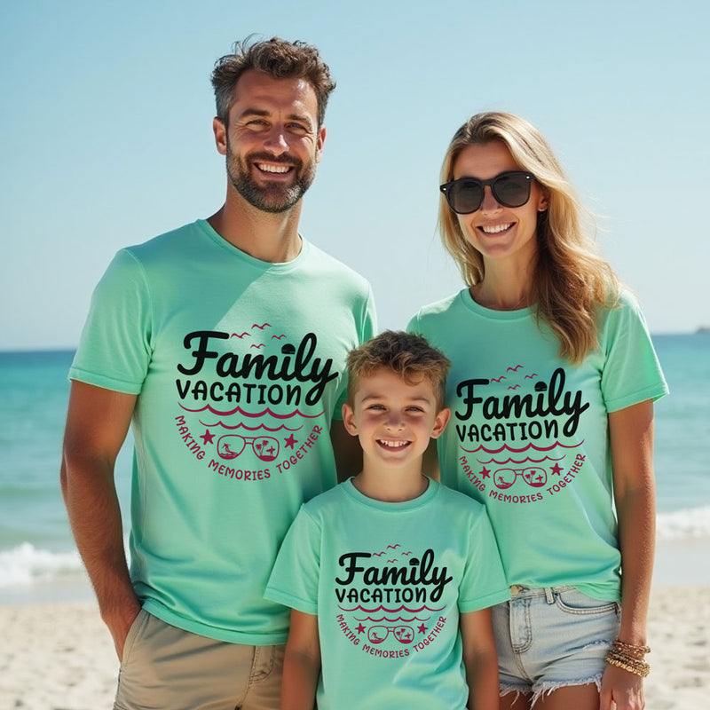 Family Vacation Makes Memories Together T-shirts