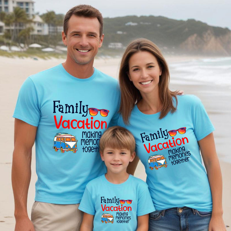 Family vacation tshirts making memories together