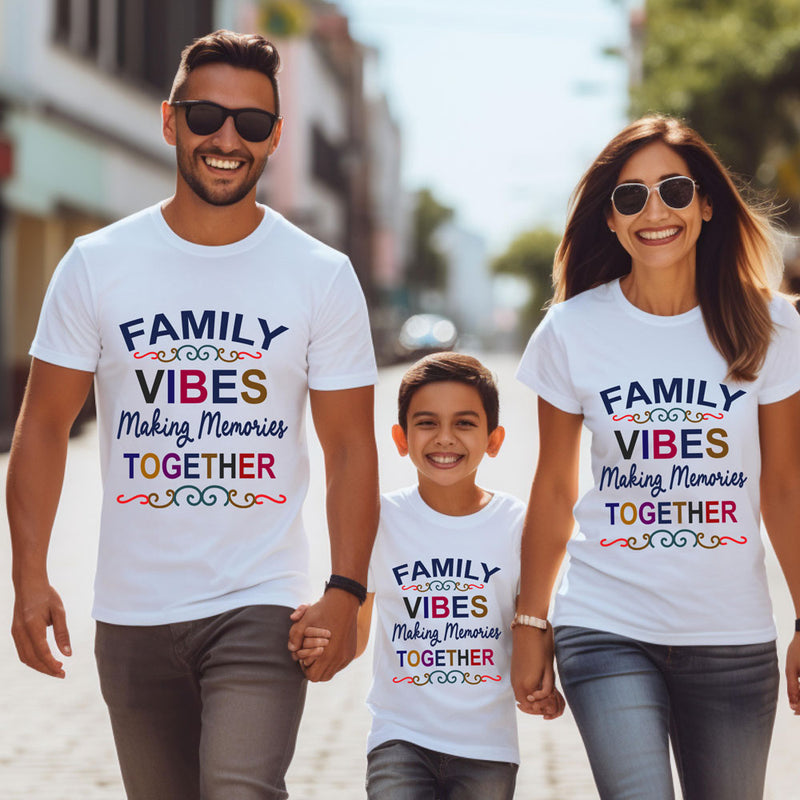 Family Vibes Making Memories Together T-shirts