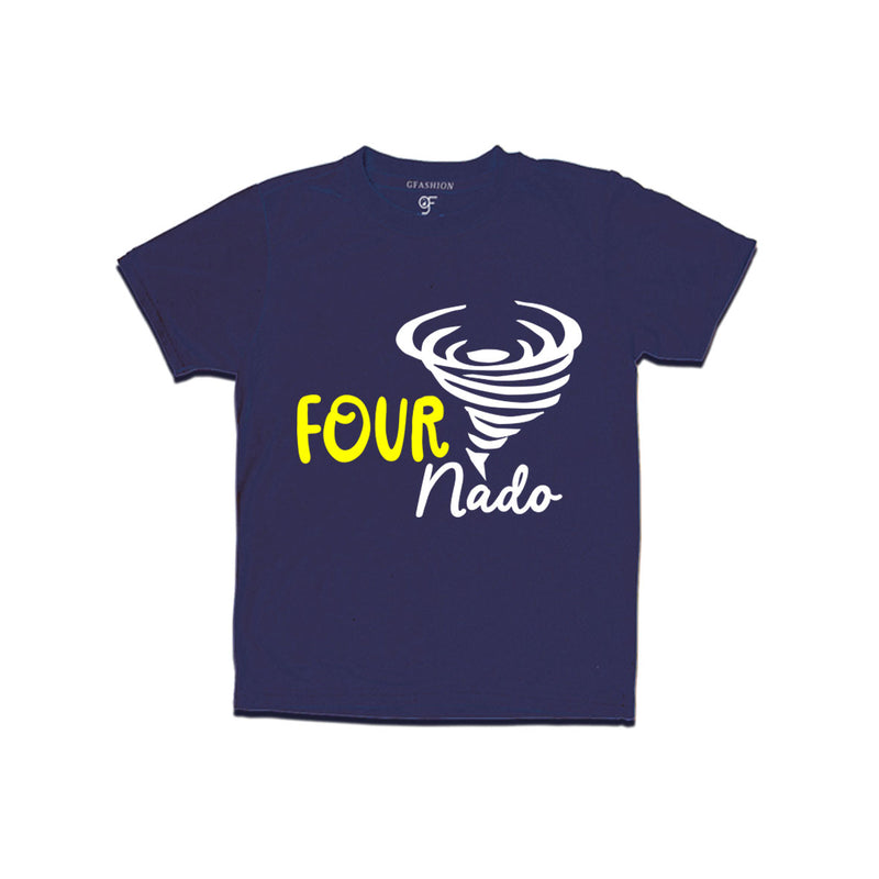 Fournado 4th birthday t-shirts for boys and girls