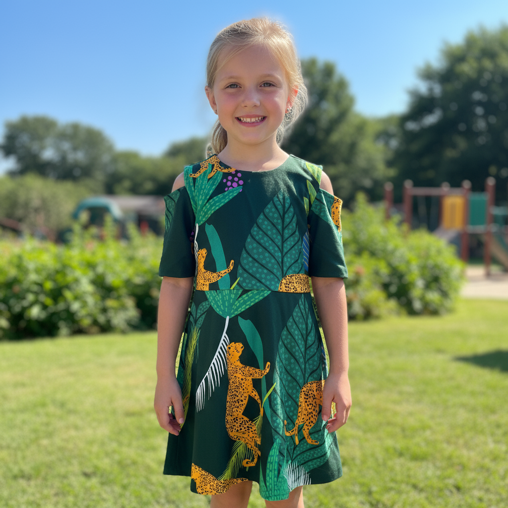 Matching Family Dress Tropical Wilds For Girls