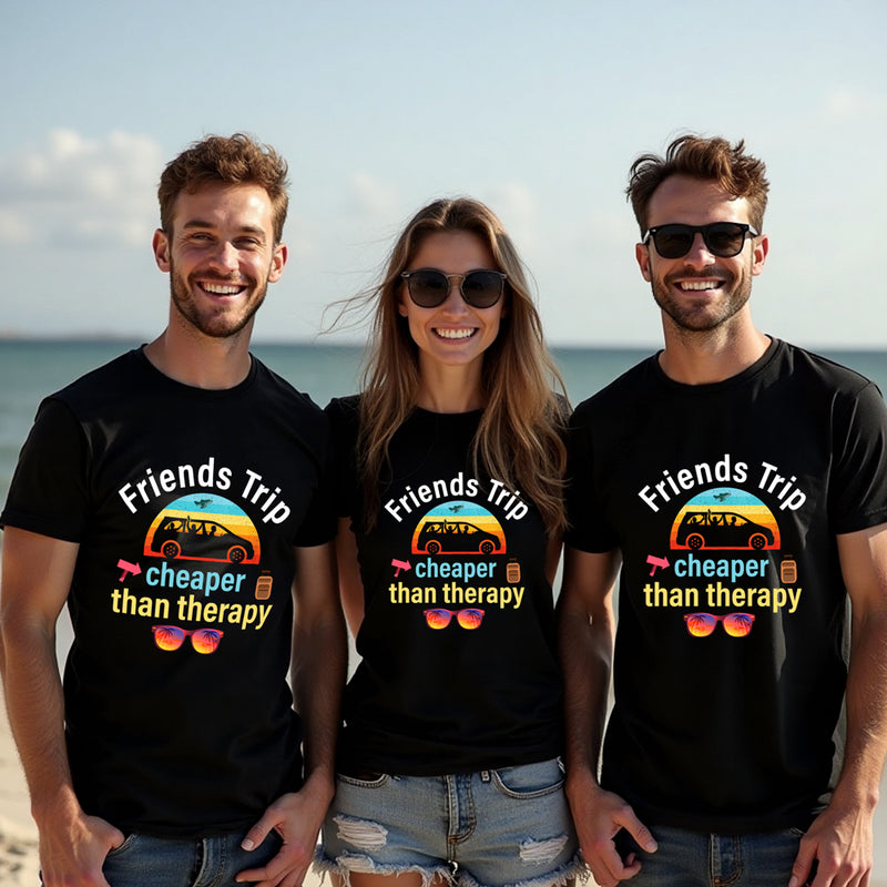 Friends Trip Cheaper Than Therapy T-shirts vacation t shirts