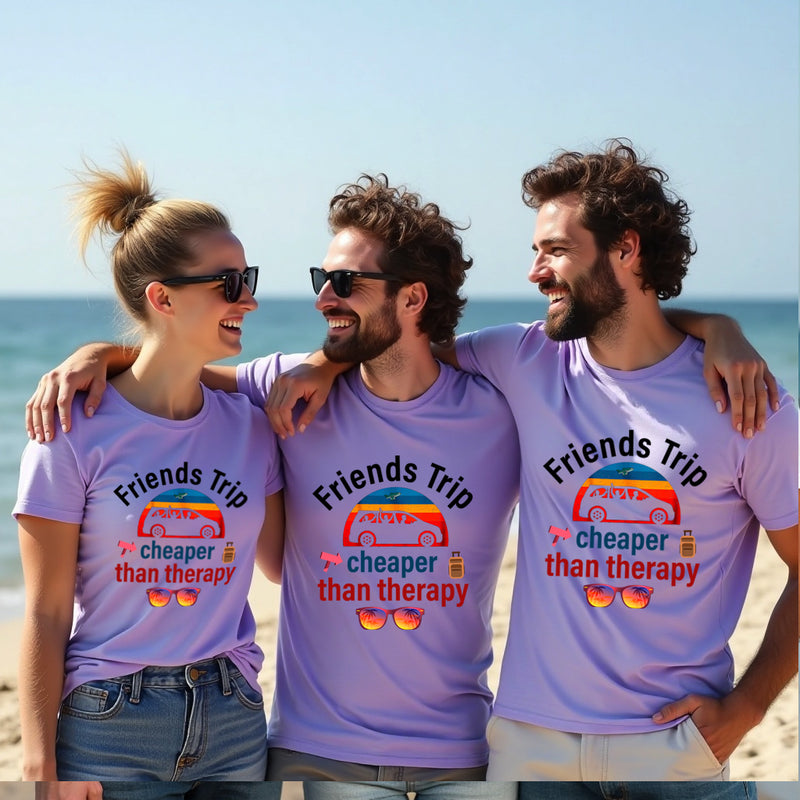 Friends Trip Cheaper Than Therapy T-shirts vacation t shirts