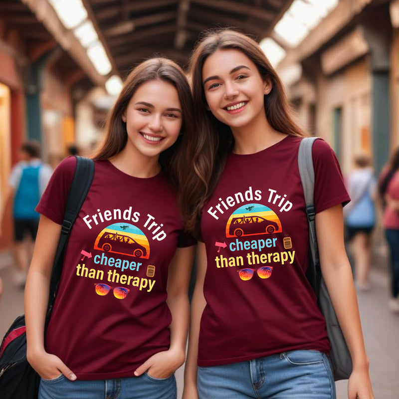 Friends Trip Cheaper Than Therapy T-shirts vacation t shirts