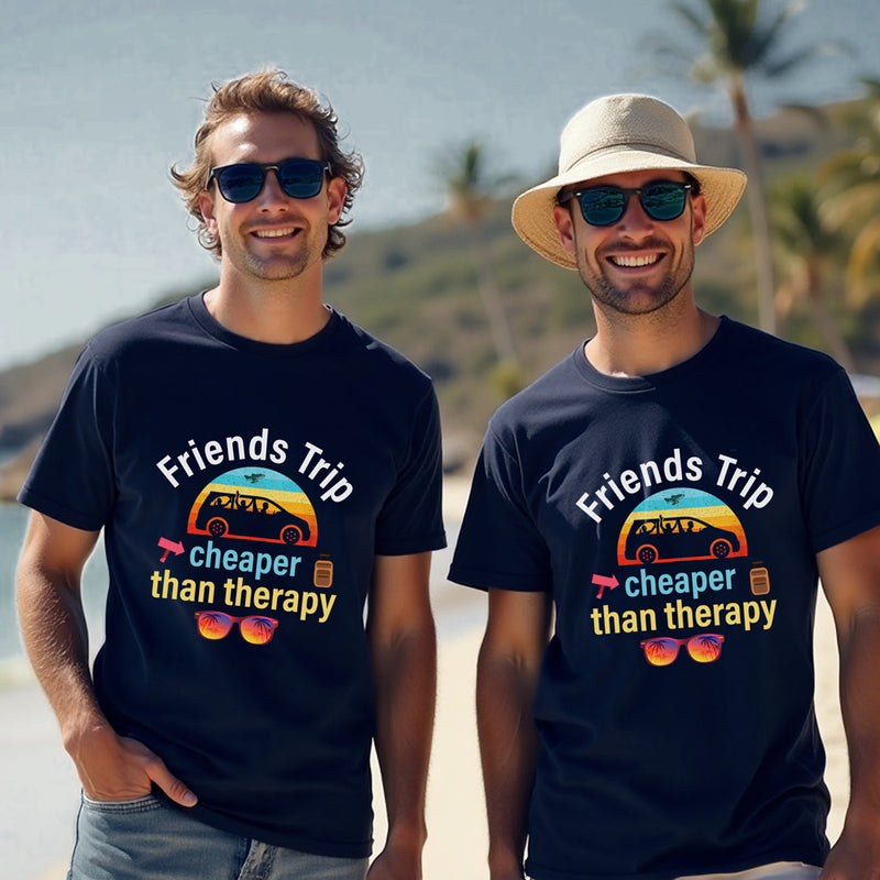 Friends Trip Cheaper Than Therapy T-shirts vacation t shirts