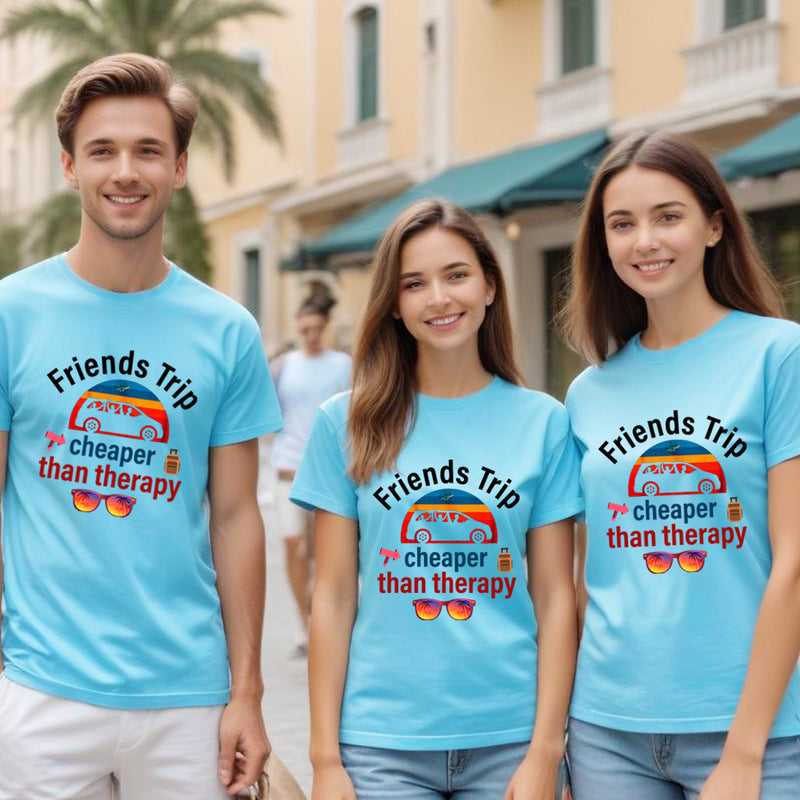 Friends Trip Cheaper Than Therapy T-shirts vacation t shirts