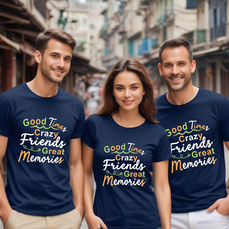 Matching T-shirts-Crazy Friends