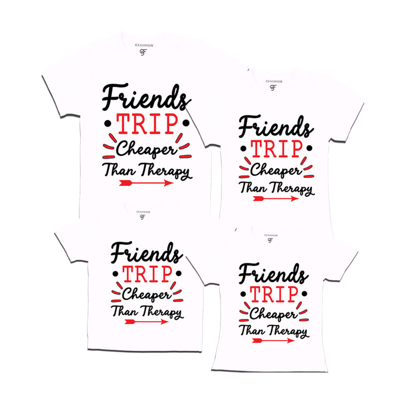 Friends Trip Cheaper Than Therapy T-shirts vacation t shirts