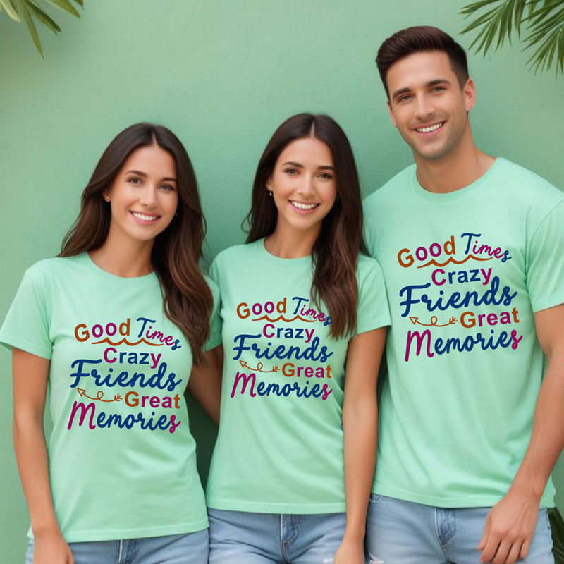 Matching T-shirts-Crazy Friends