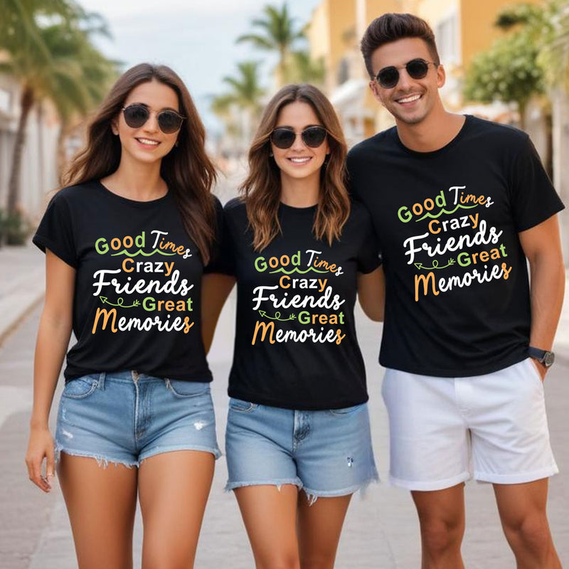 Matching T-shirts-Crazy Friends