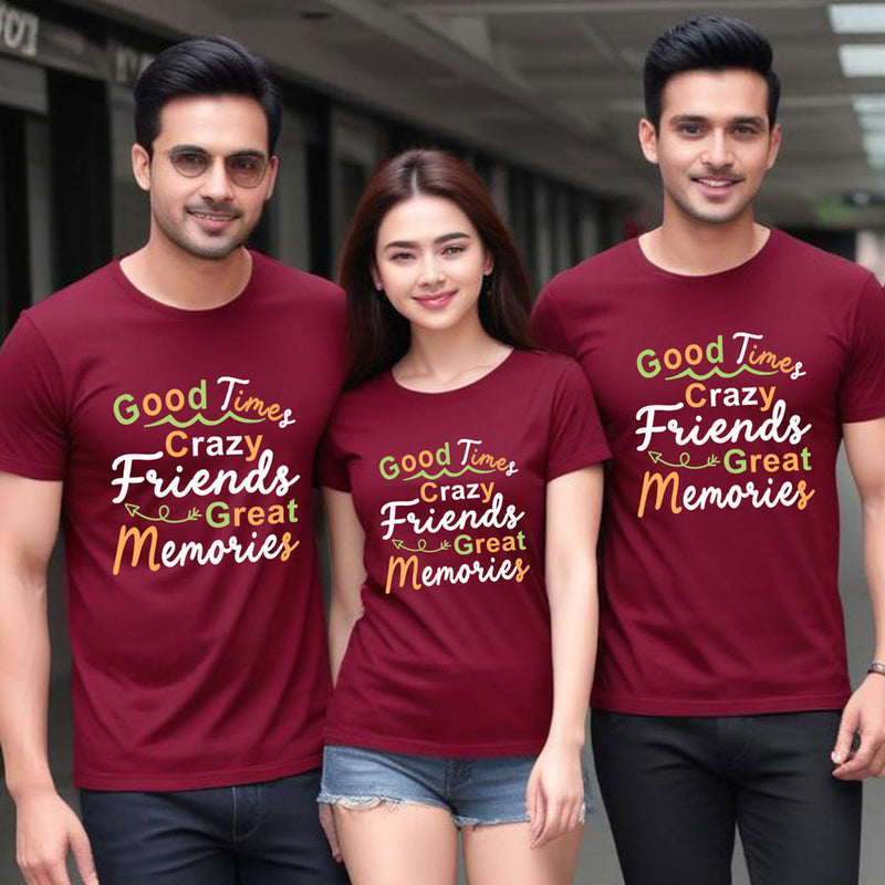 Matching T-shirts-Crazy Friends