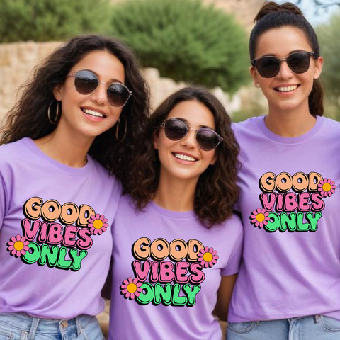 Good Vibes Only t-shirts