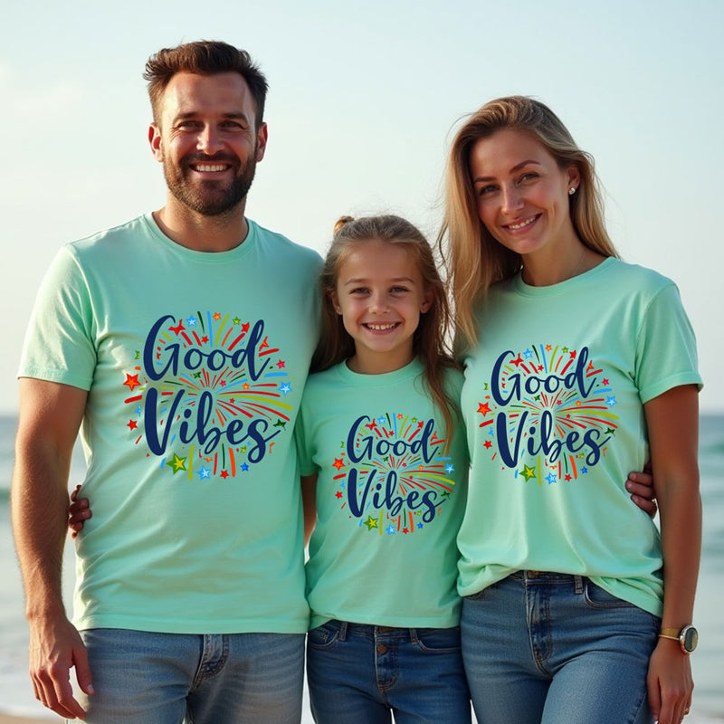 Good Vibes T-shirts family tshirts friends t shirts