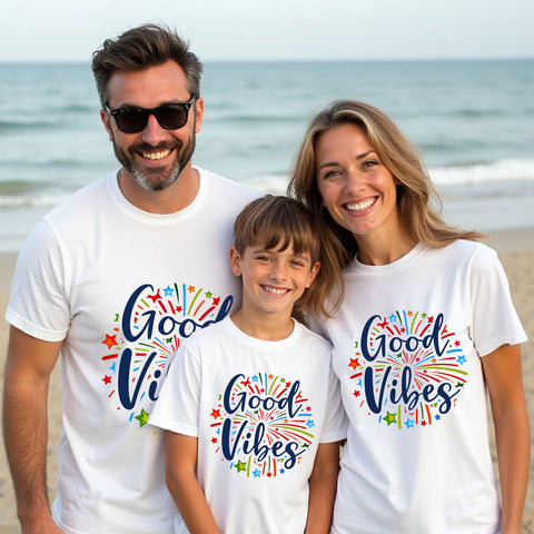 Good Vibes T-shirts family tshirts friends t shirts