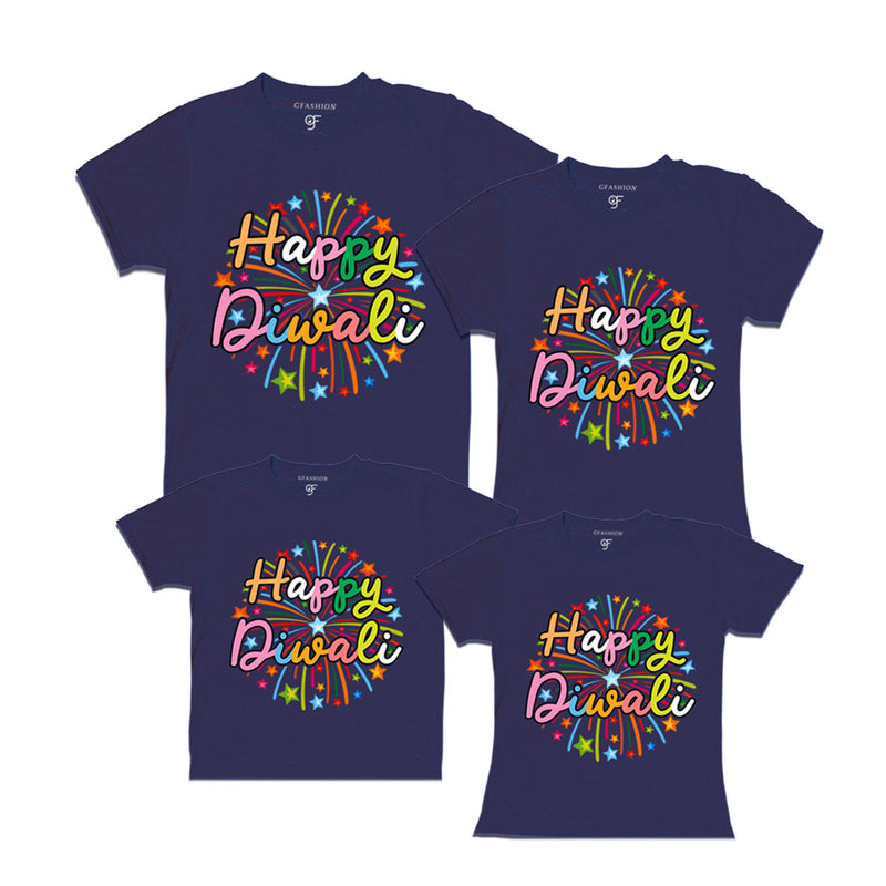 happy diwali t shirts for family and friends group