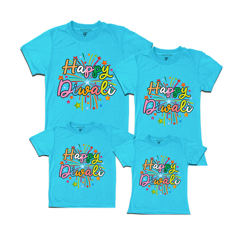 happy diwali t shirts for family and friends group