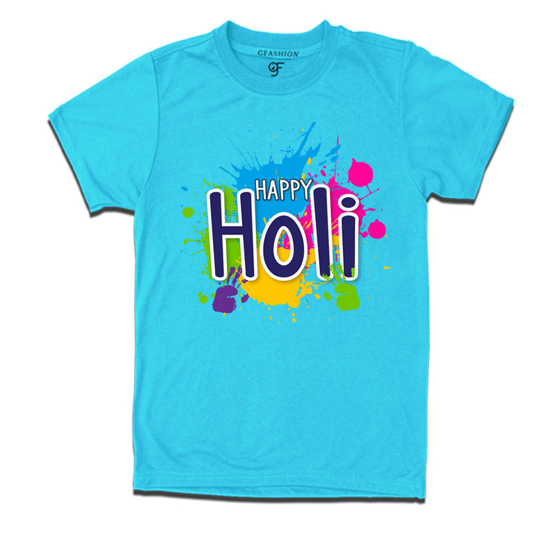 Color splash happy holi t shirts