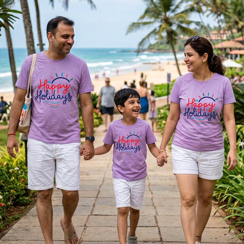 Happy Holidays Family Friends tshirts vacation tshirts