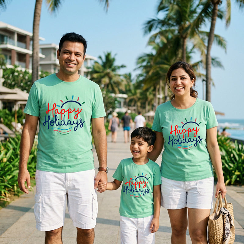 Happy Holidays Family Friends tshirts vacation tshirts