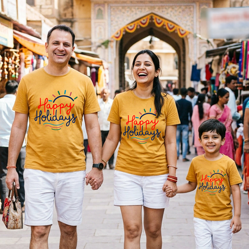 Happy Holidays Family Friends tshirts vacation tshirts