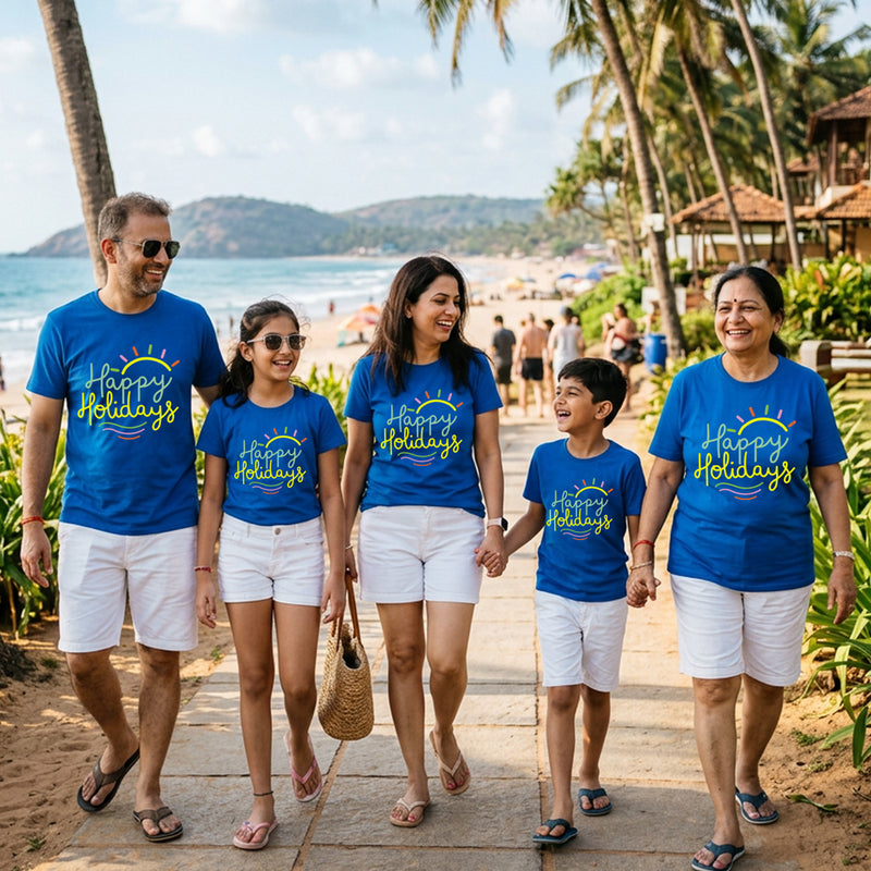Happy Holidays Family Friends tshirts vacation tshirts