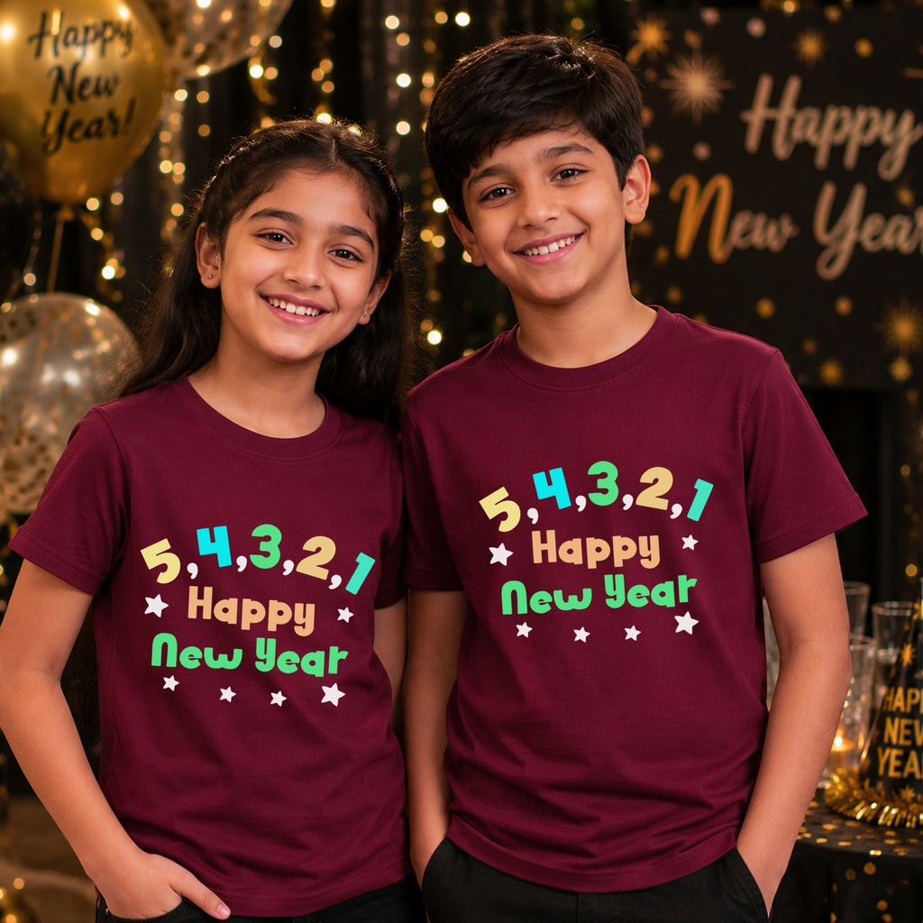 Kids Happy New Year Countdown T-Shirt
