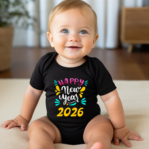 Happy New Year 2026-Baby Bodysuit/Rompers/Onesie