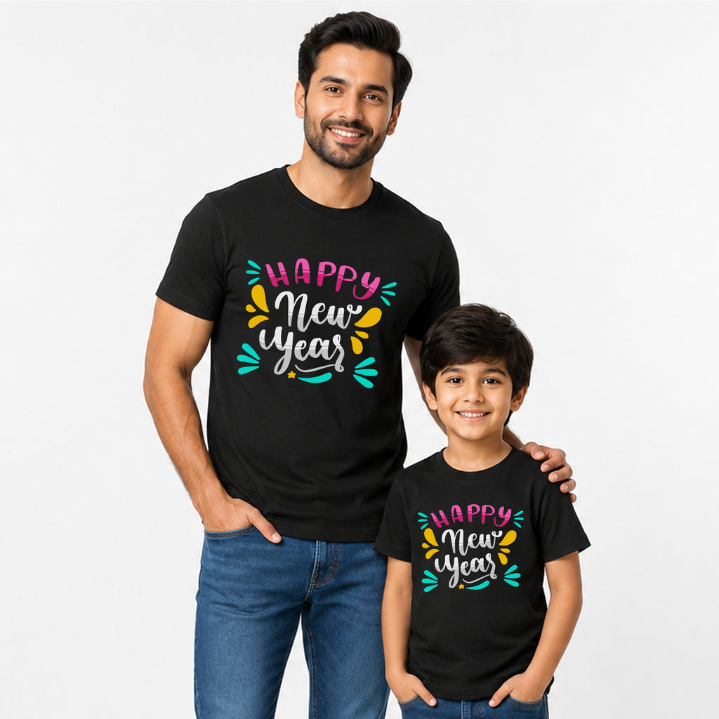 Happy New Year Matching Family T-Shirts