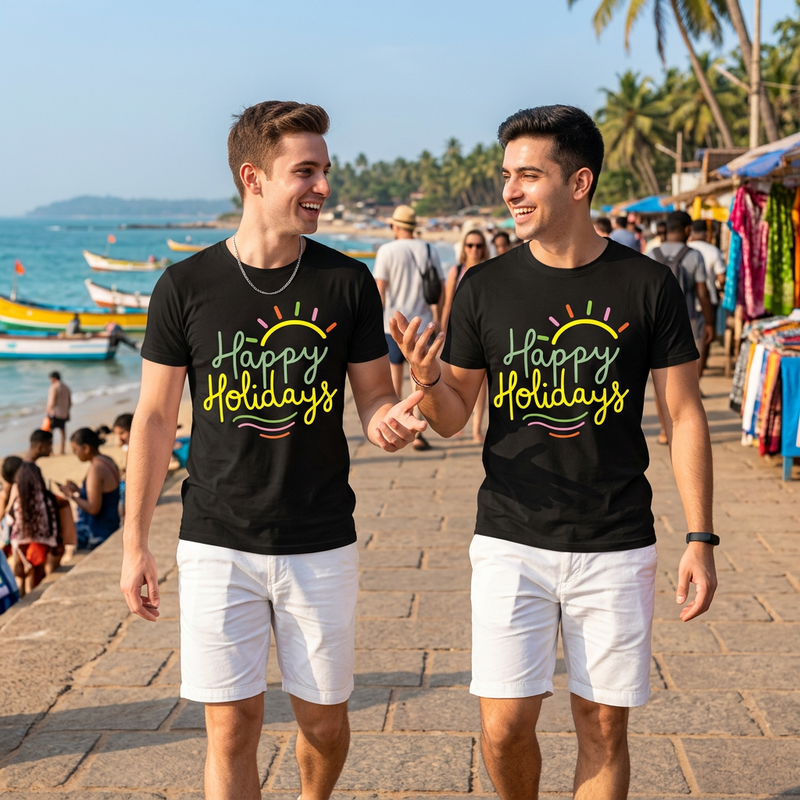 Happy Holidays Family Friends tshirts vacation tshirts