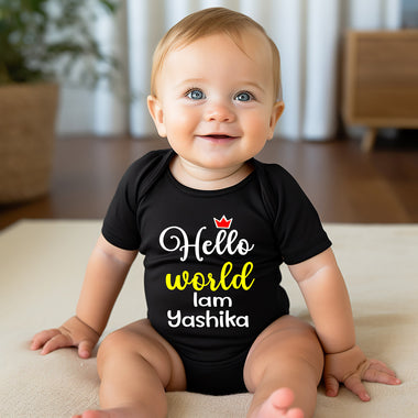 Hello World Baby Rompers onesie bodysuit