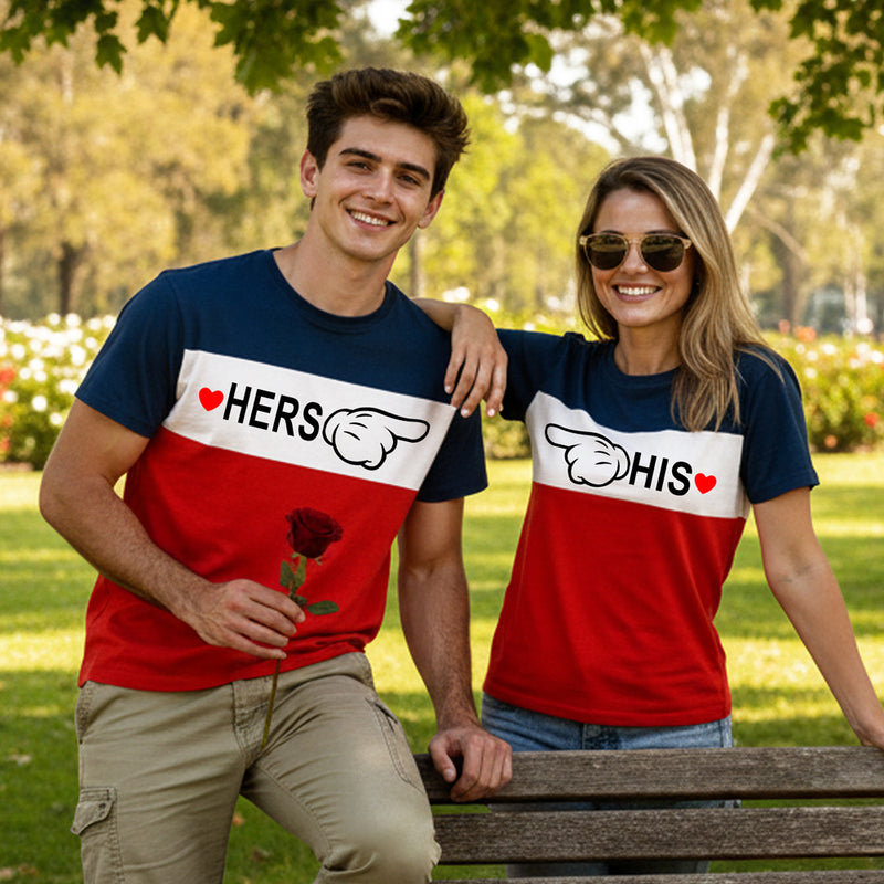 Valentine's Day Matching Couple T-Shirts