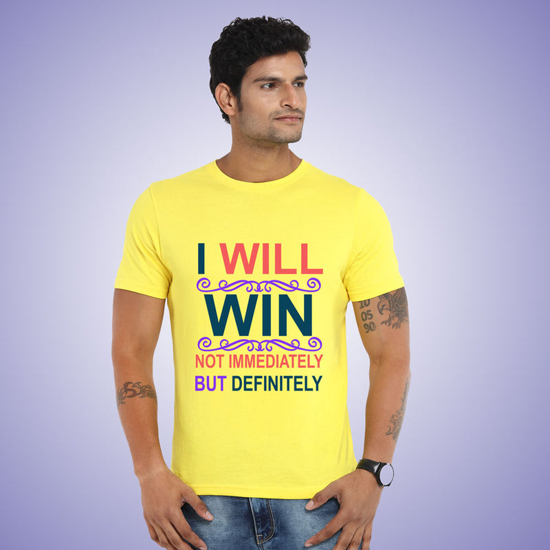 i will not immediately but definitely t shirt for mens