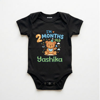 Personalized 2 Months Baby Bodysuit